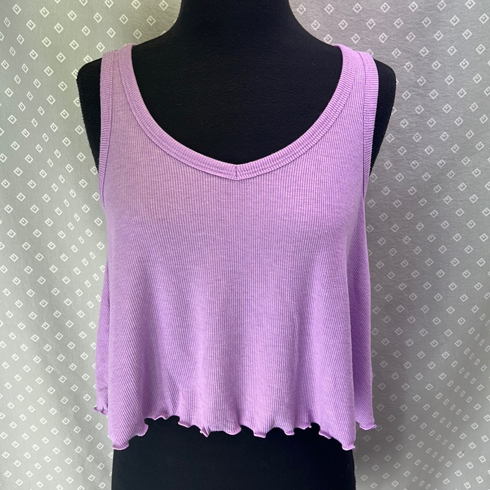 So Purple Crop Top